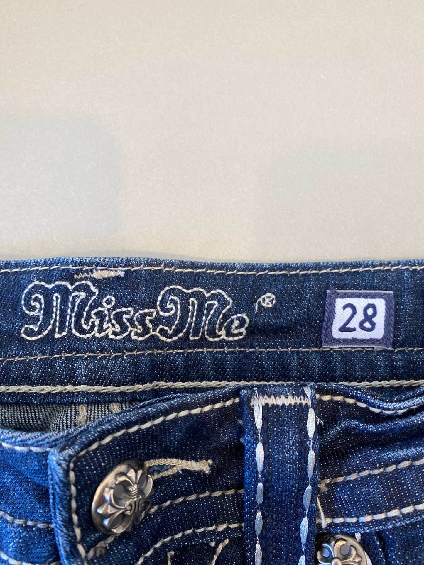 miss me cross denim mini skirt