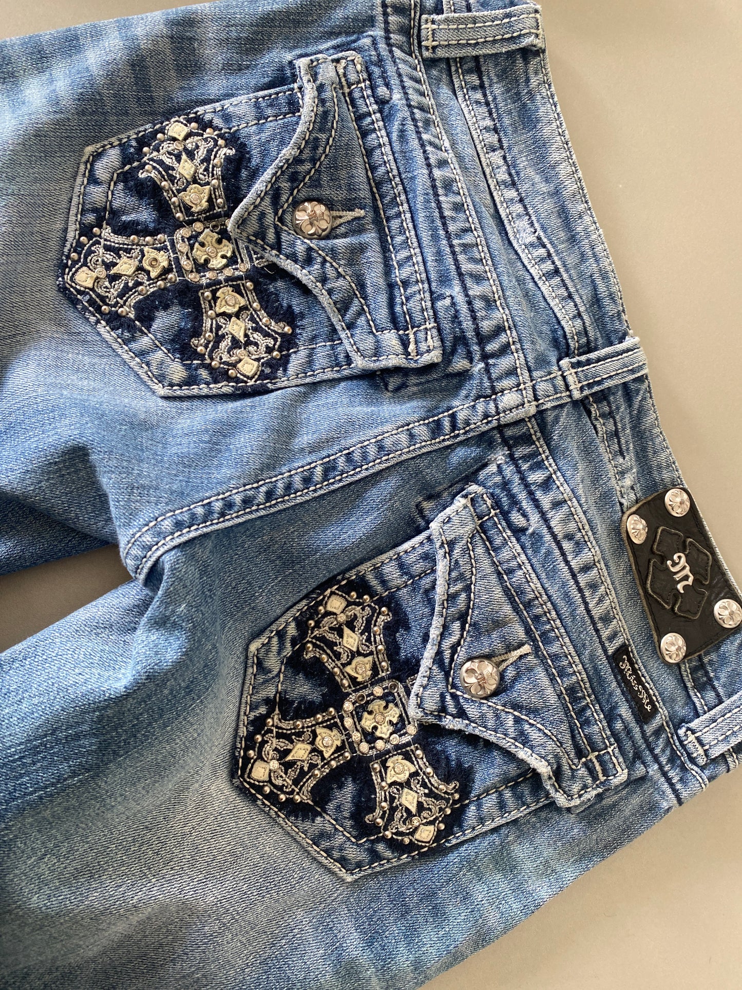 insane cross miss me bootcut jeans