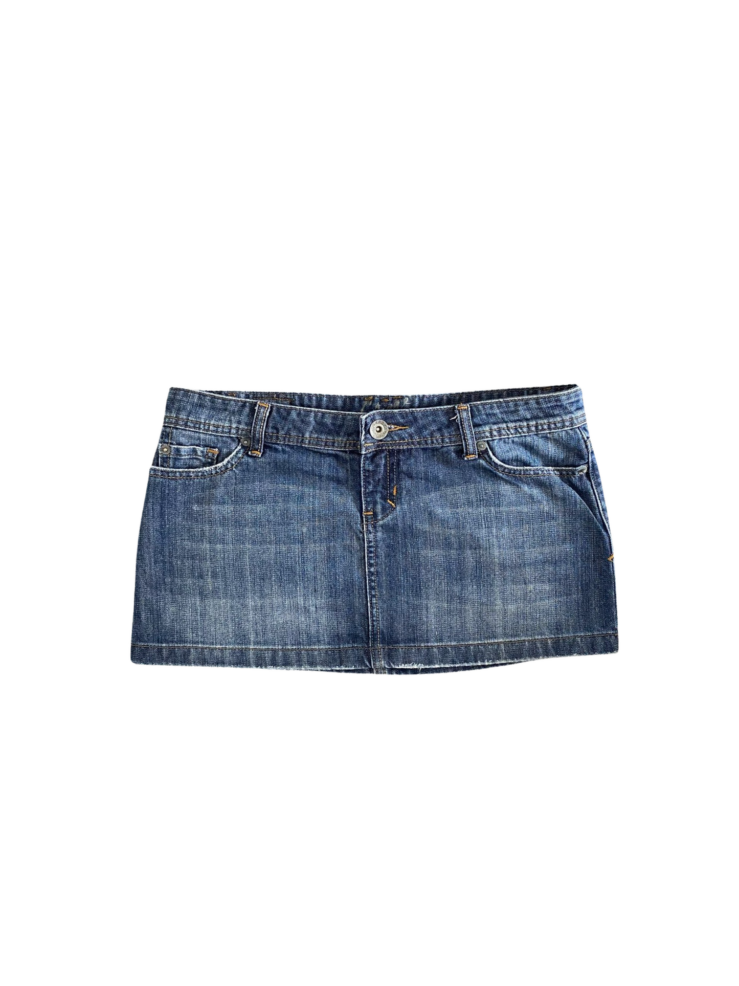 garage denim mini skirt