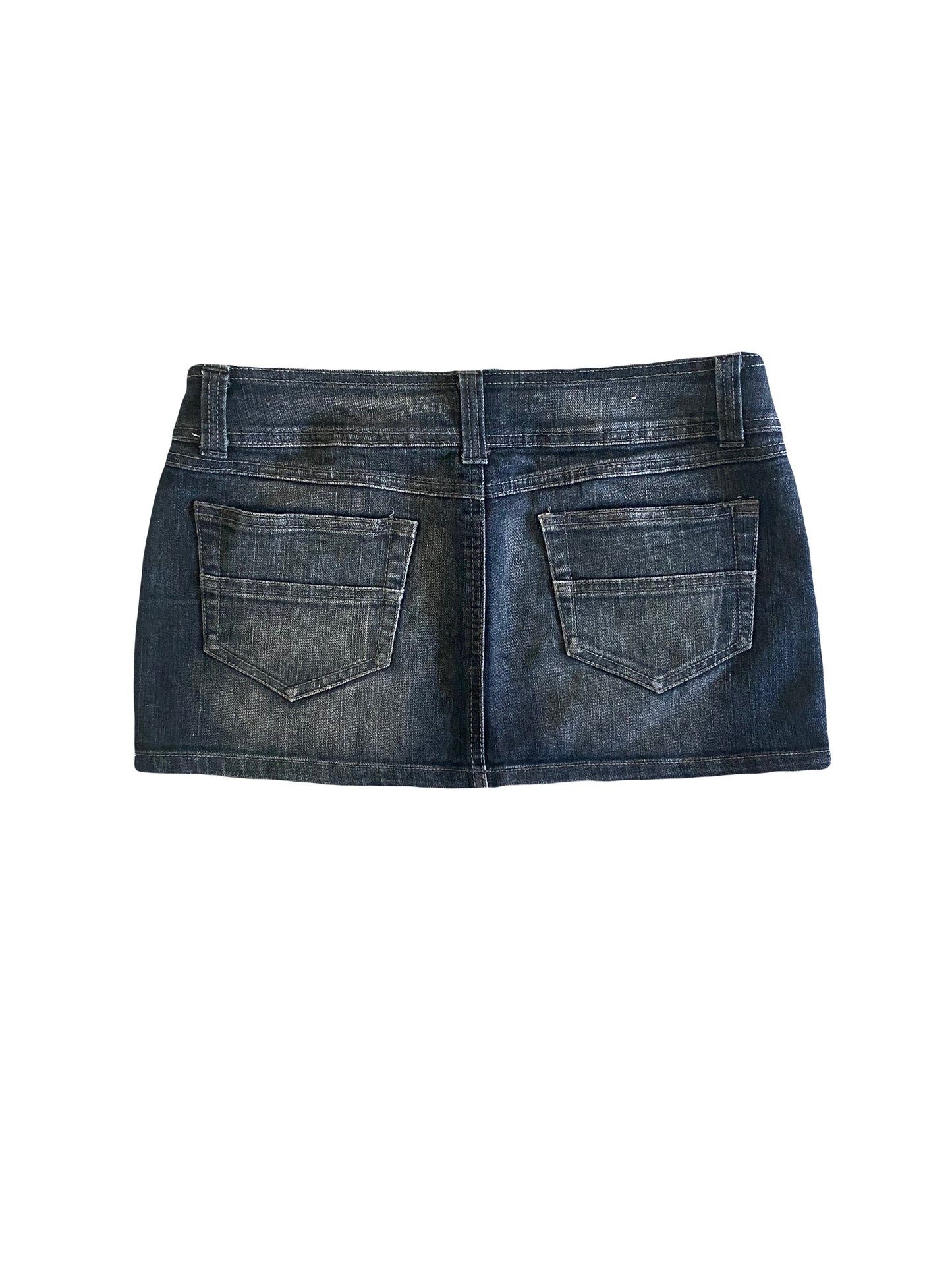 streetwear society denim mini skirt