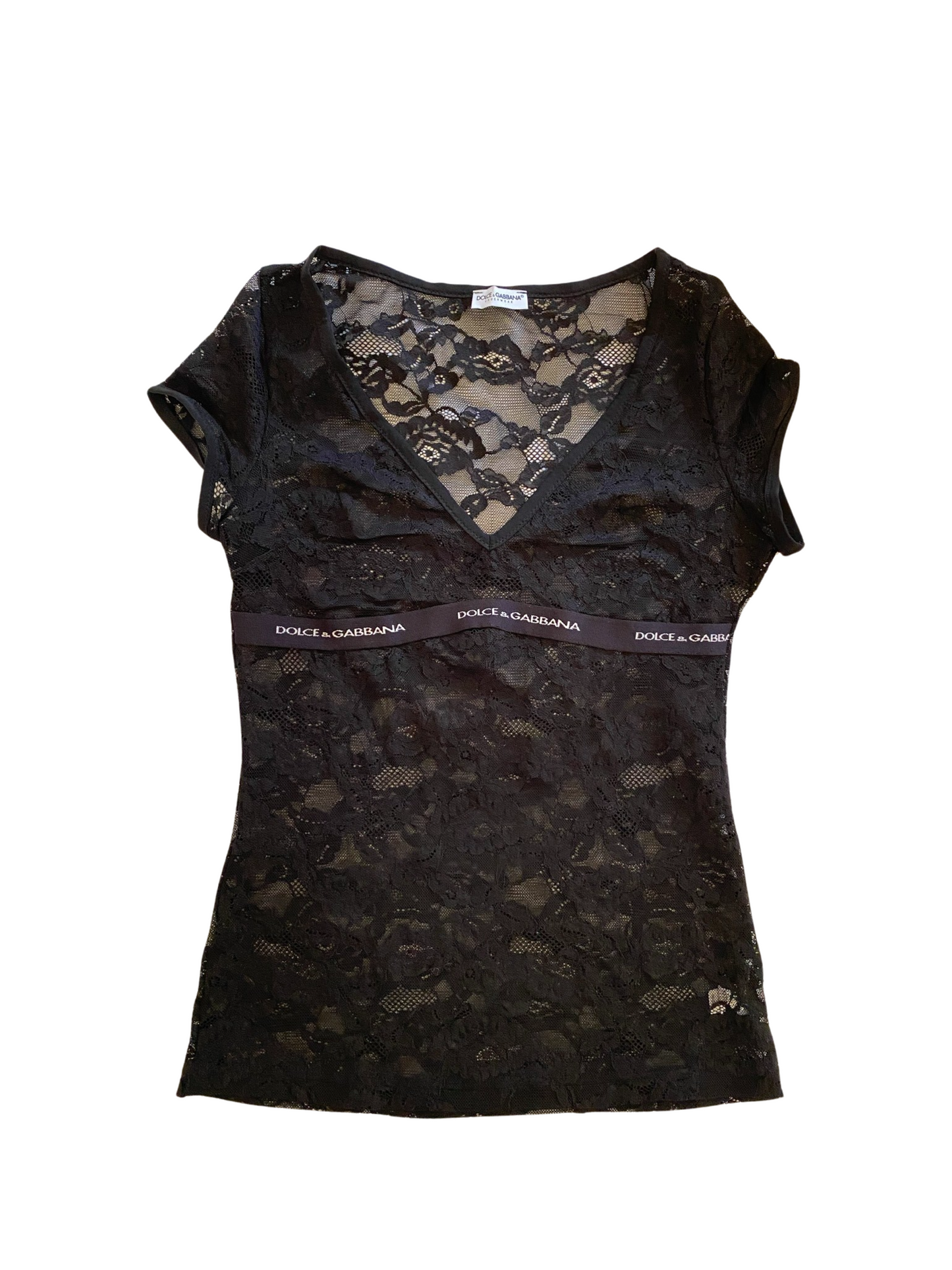dolce and gabbana lace top