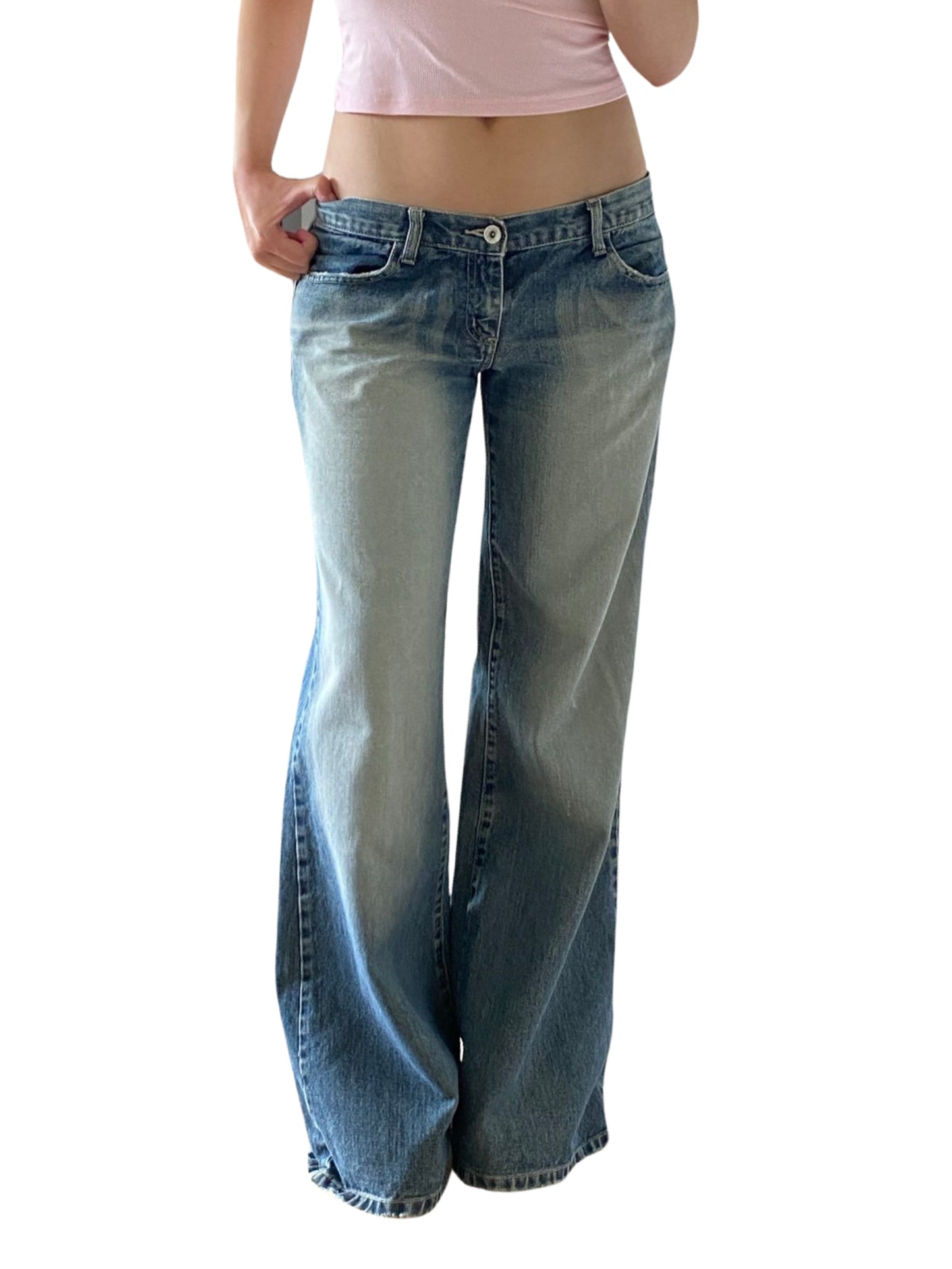 roxy vintage light wash jeans