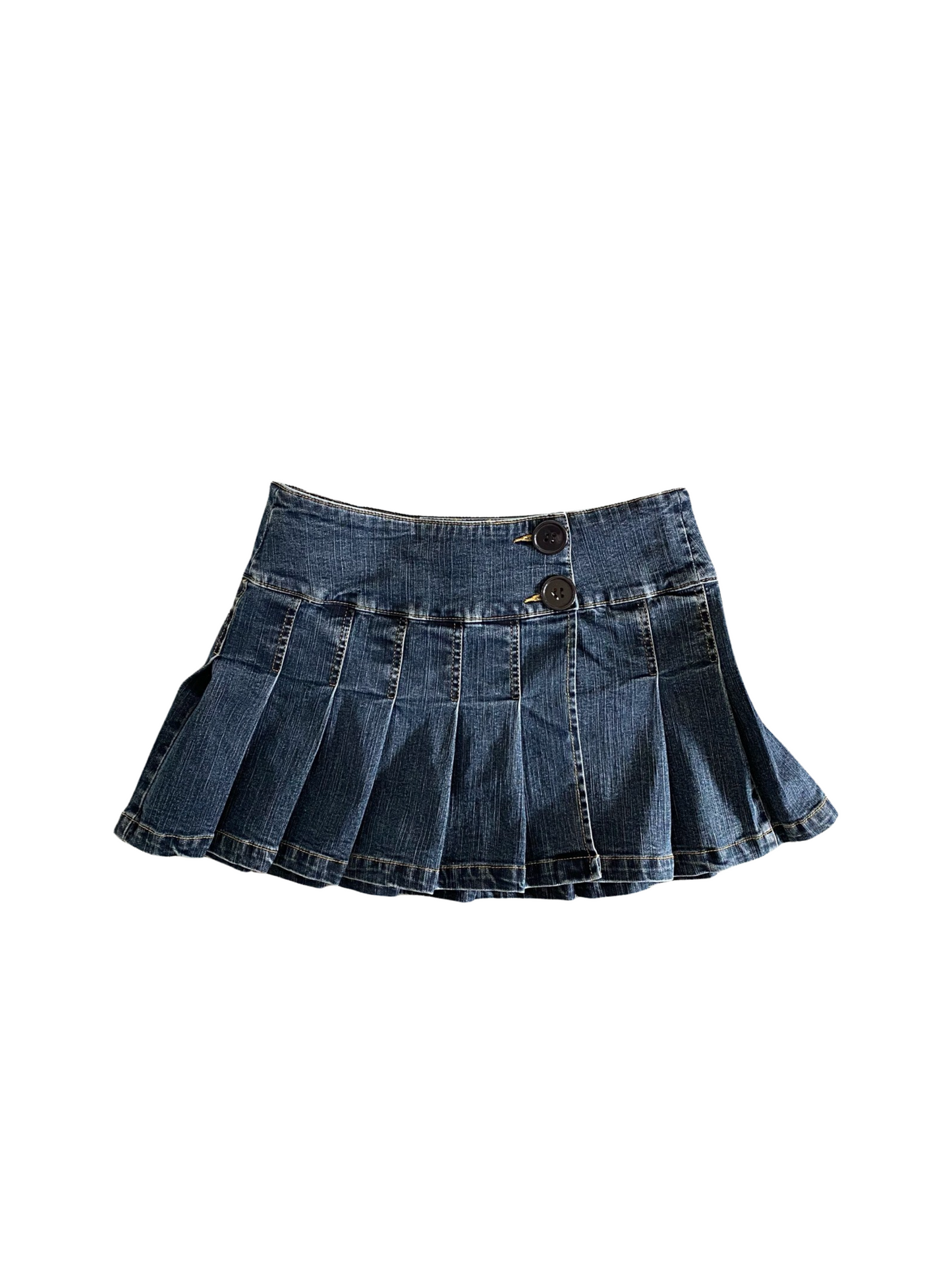 angels pleated mini skirt