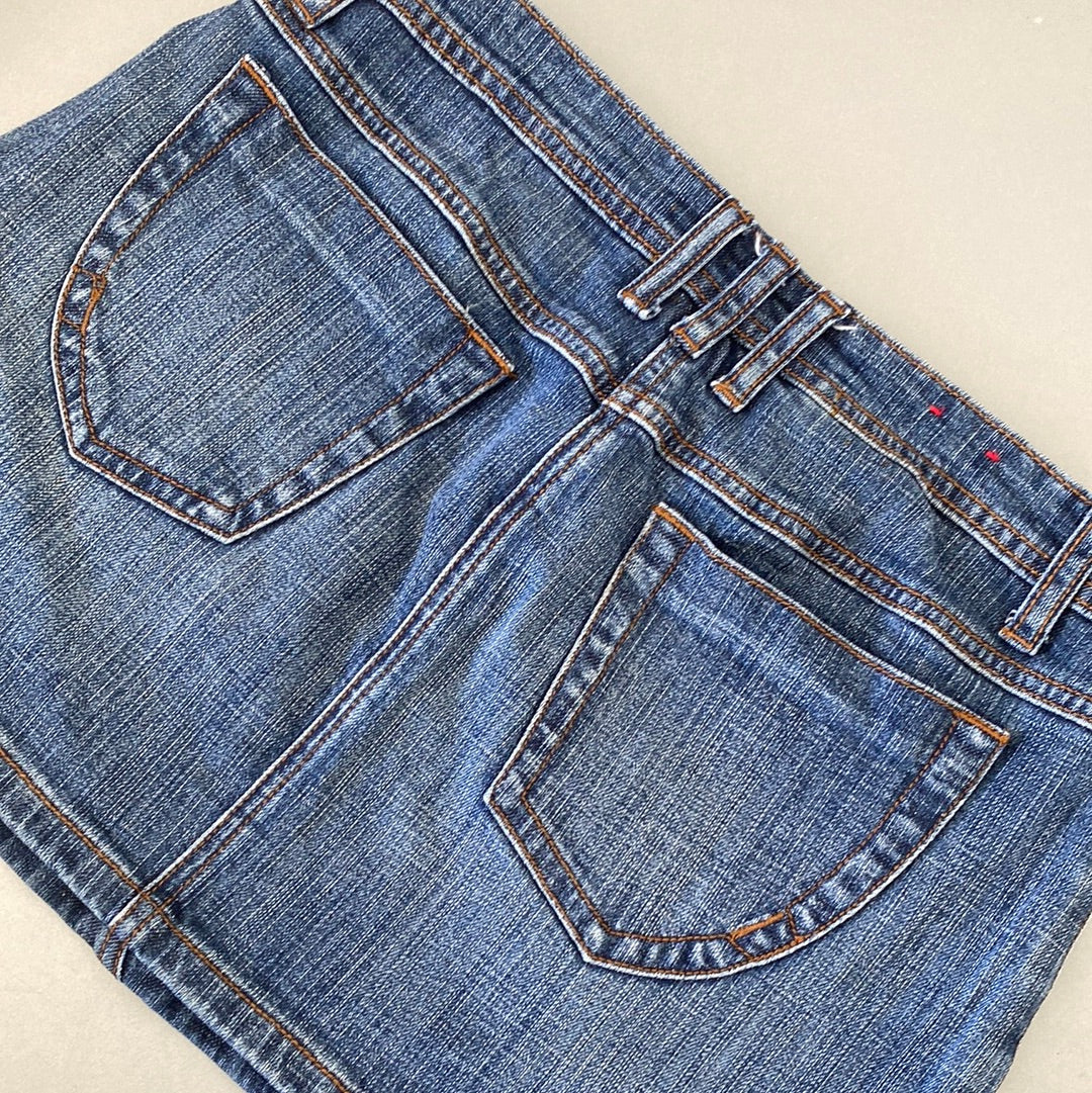 mudd denim mini skirt