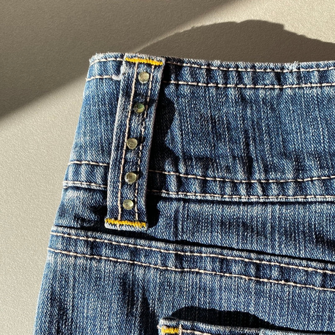 bongo denim mini skirt
