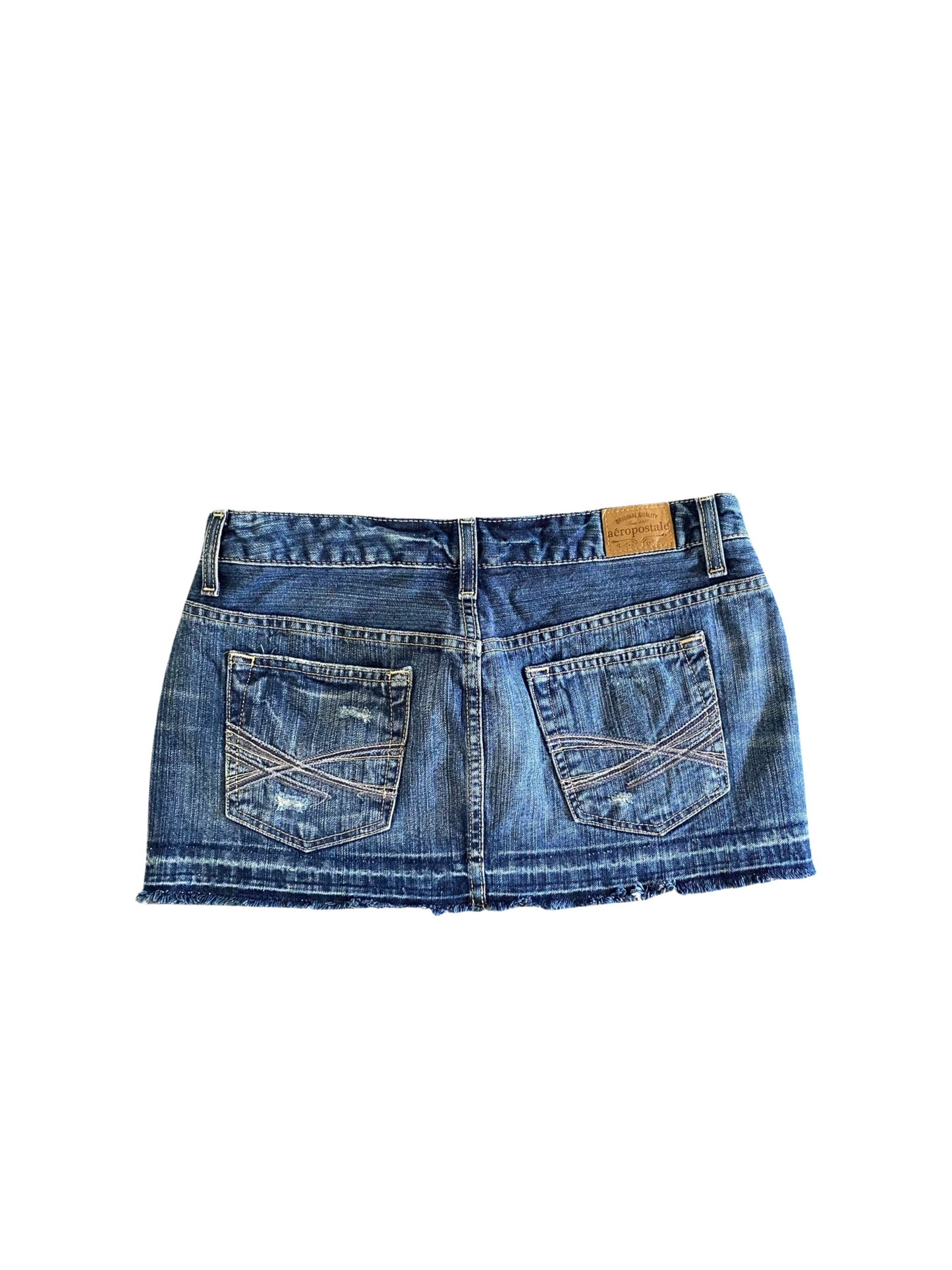 ♡ aeropostale denim mini skirt ♡