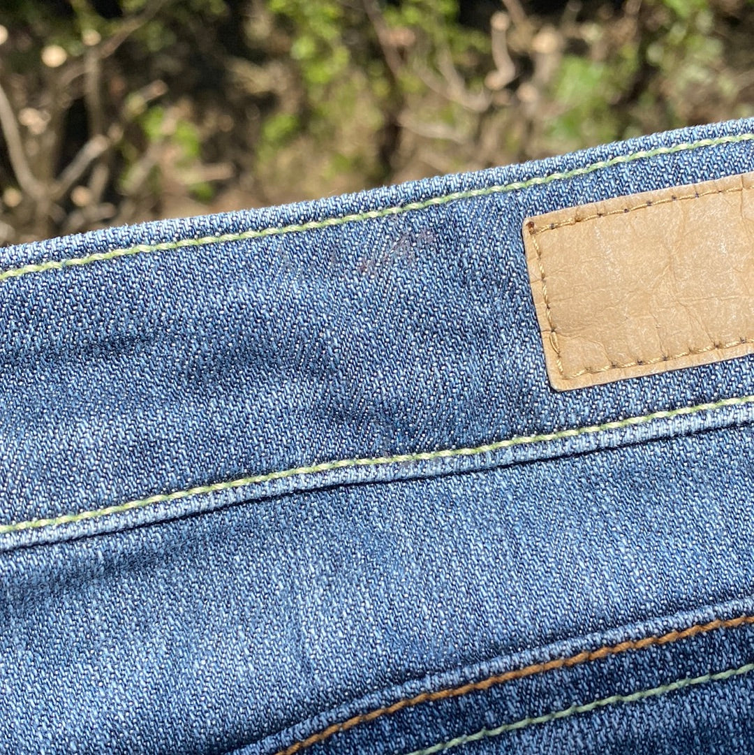 garage denim mini skirt