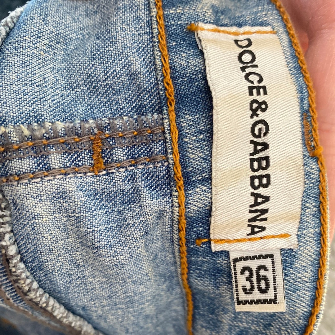 ♡ D&G denim mini skirt ♡