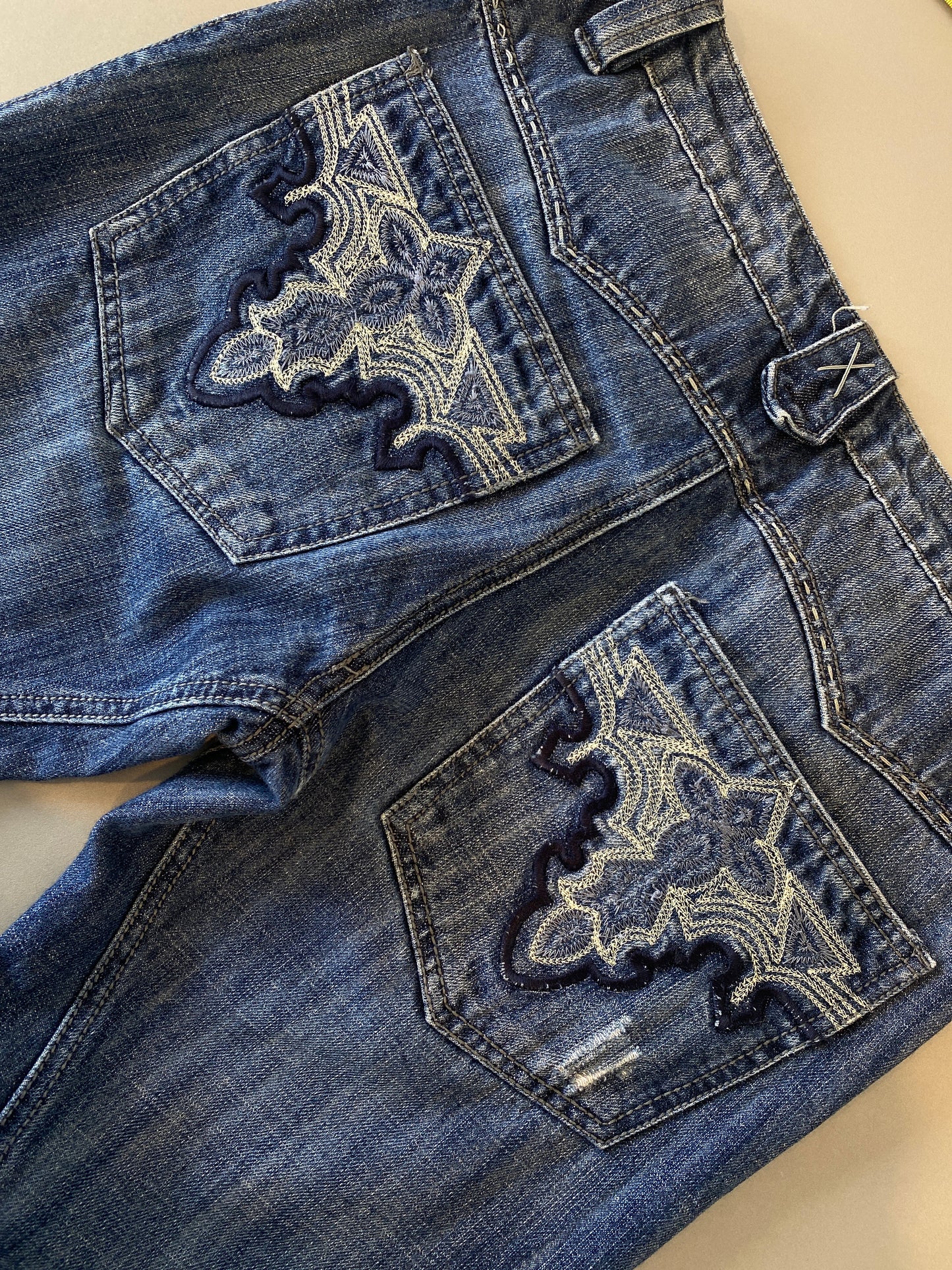 antik flared jeans