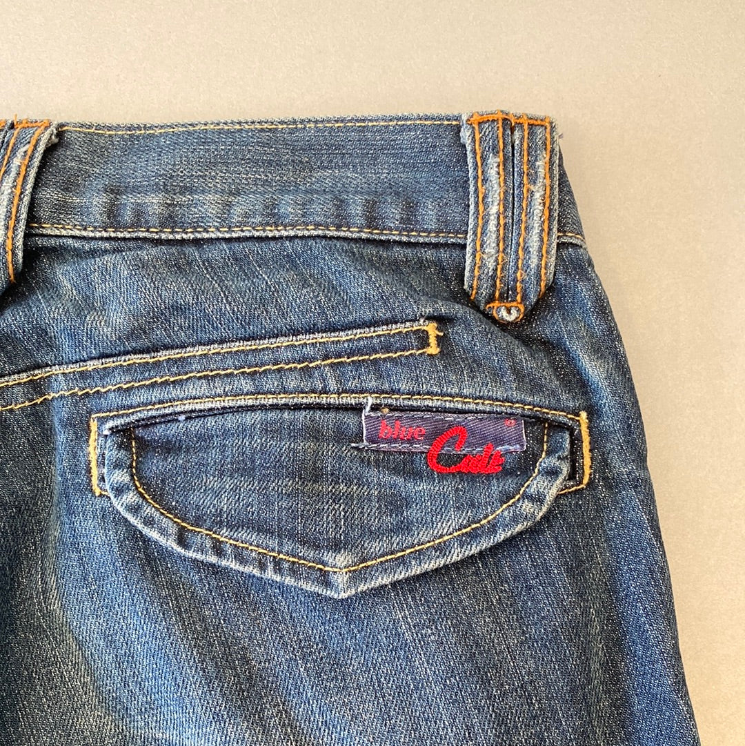 blue cult flared jeans