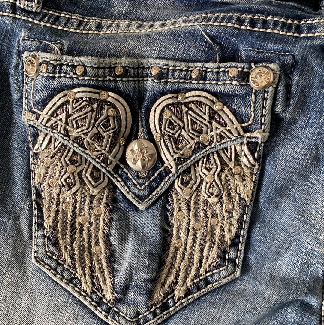 miss me angel wing jeans