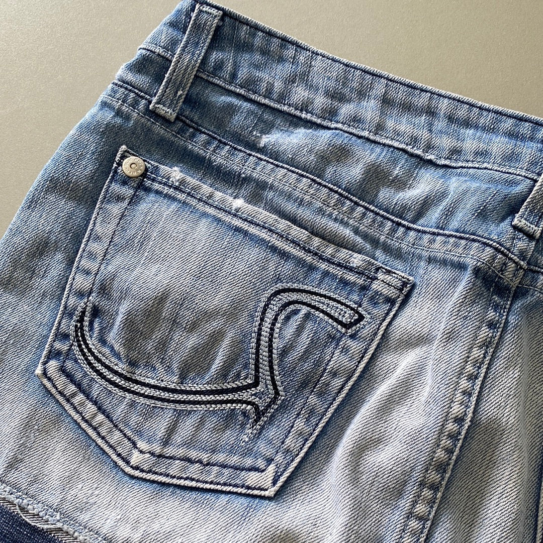 ♡ rock republic denim skirt ♡
