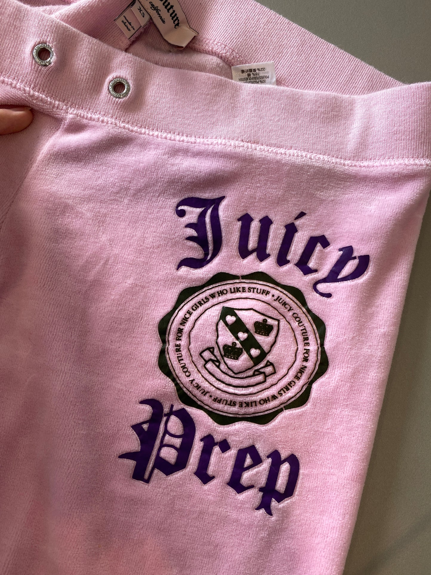 light pink juicy couture pants
