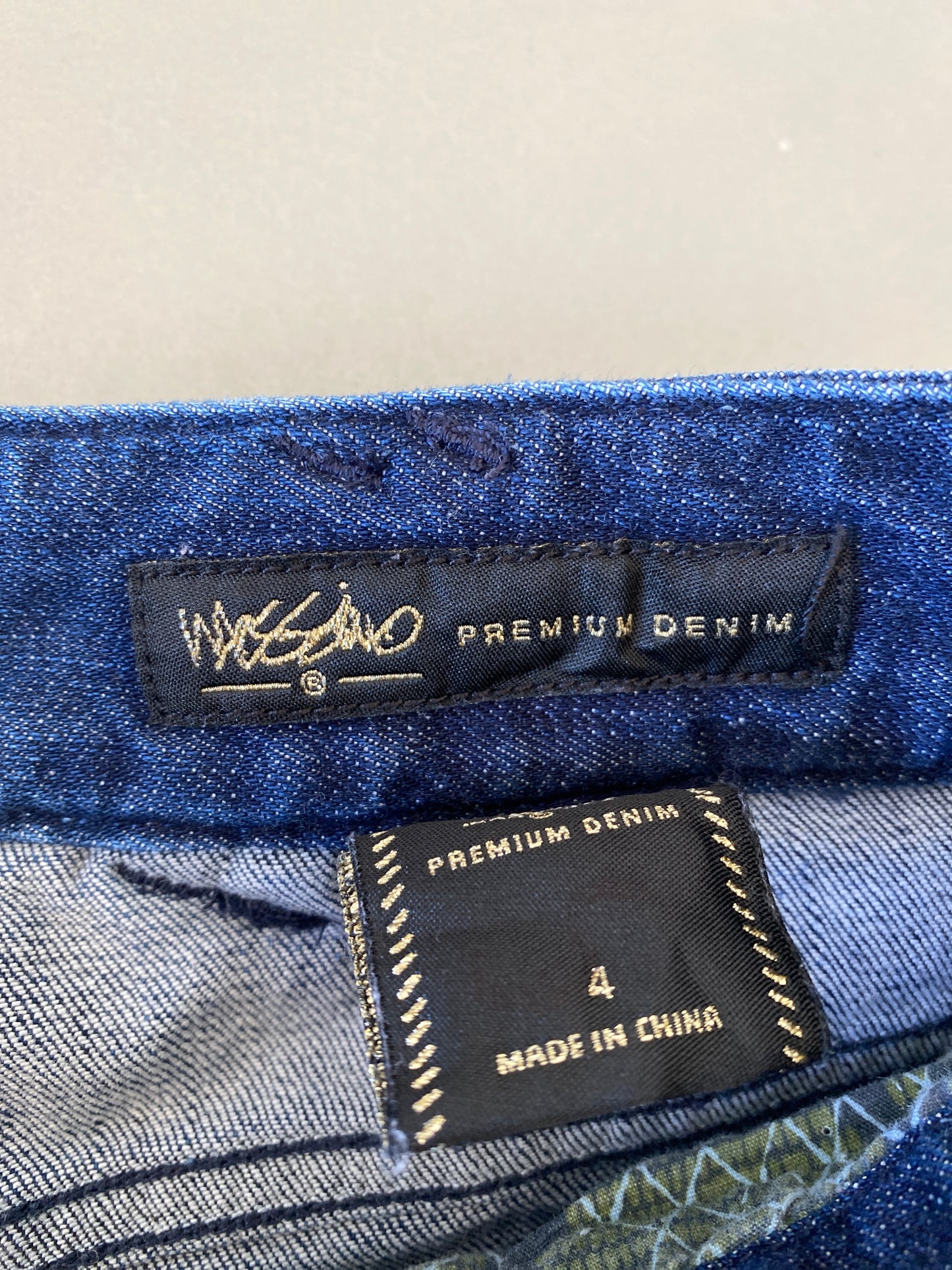 blue denim wide leg jeans