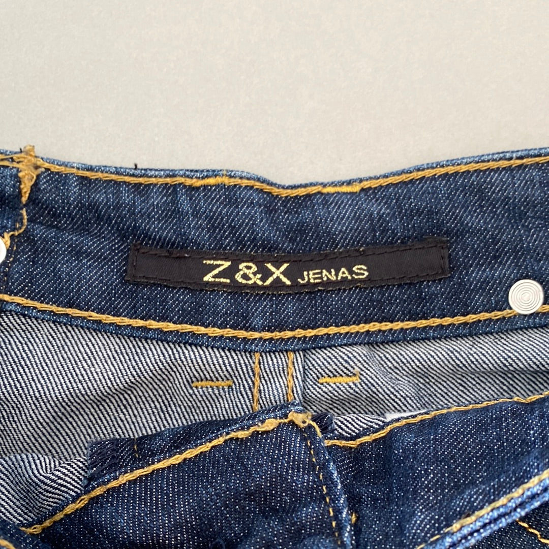 denim mini skirt