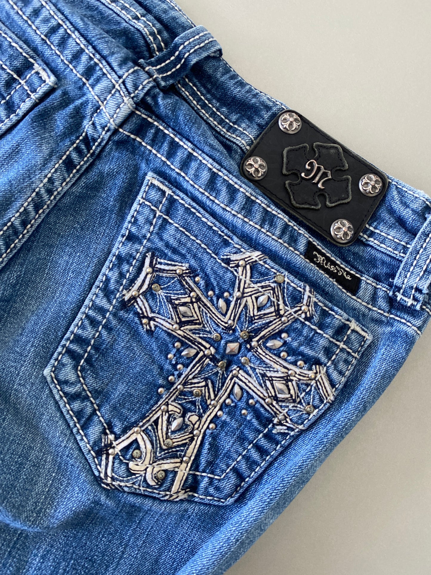 miss me cross bootcut jeans