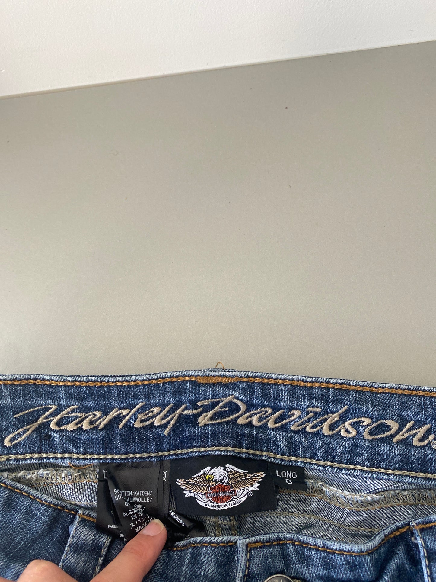 harley davidson flared jeans