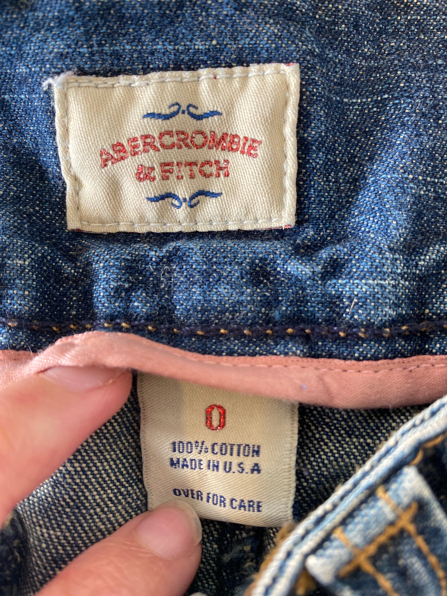 abecrombie denim skirt