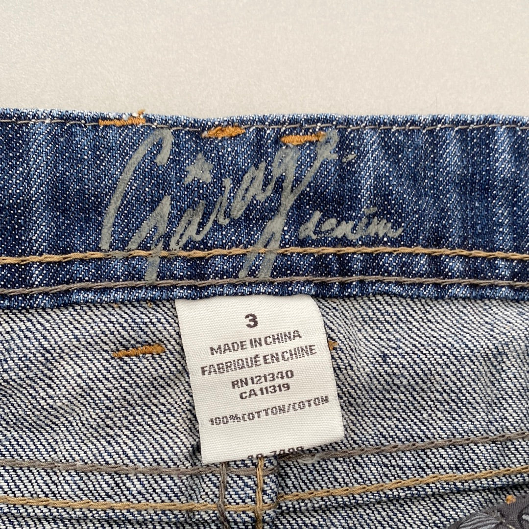 garage denim skirt