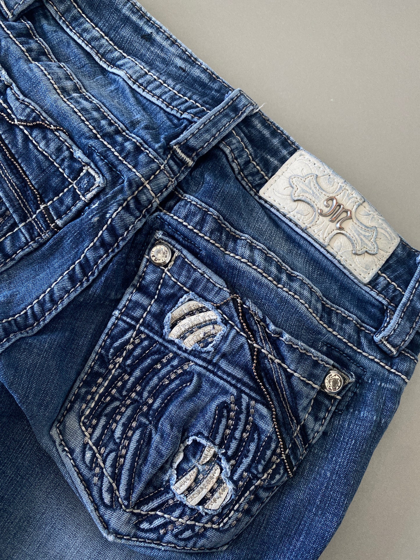 miss me angel wing jeans