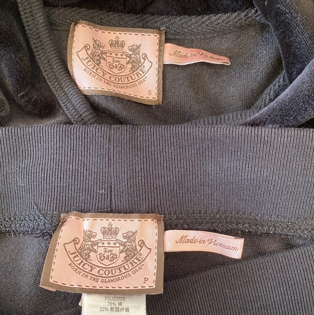 black juicy couture tracksuit