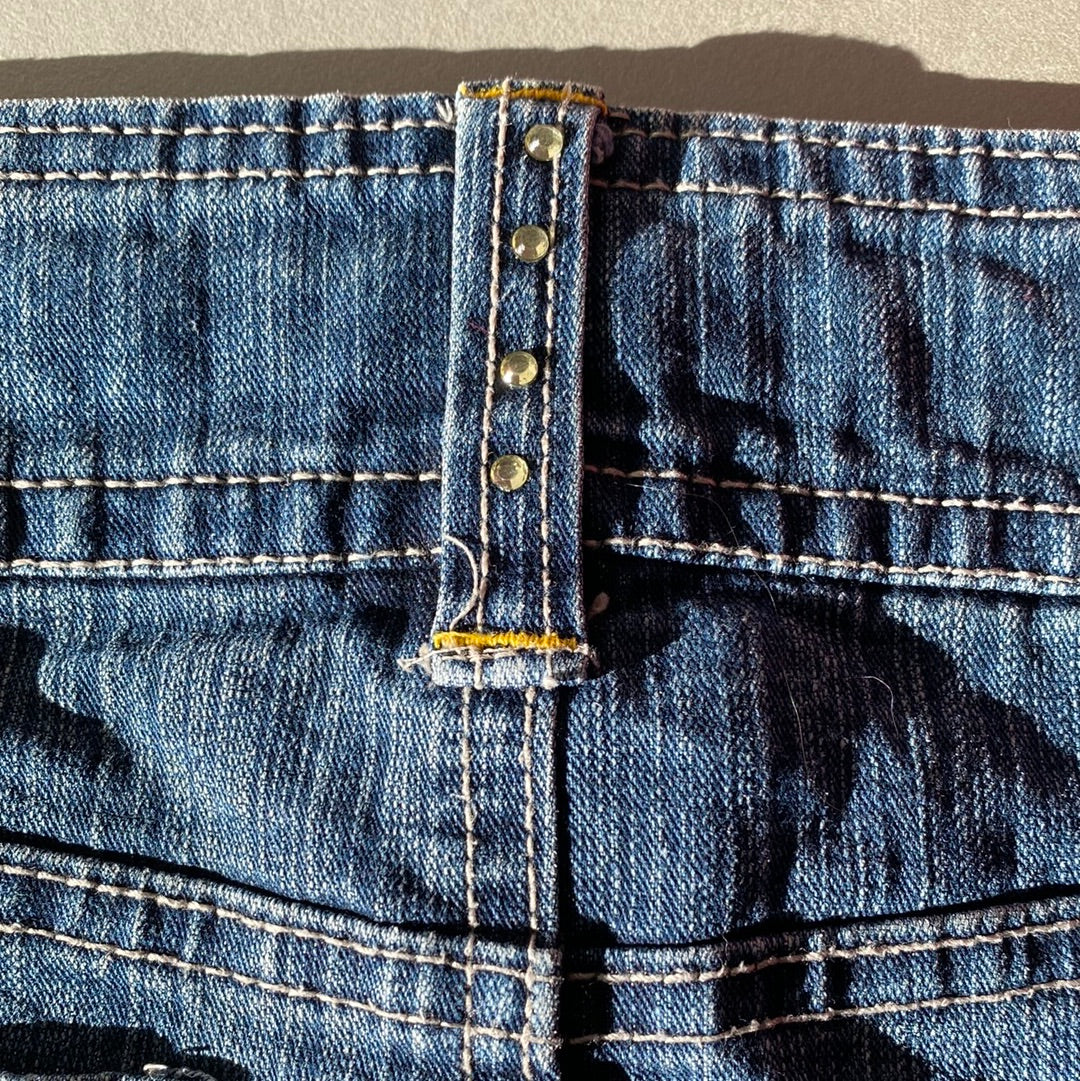 bongo denim mini skirt