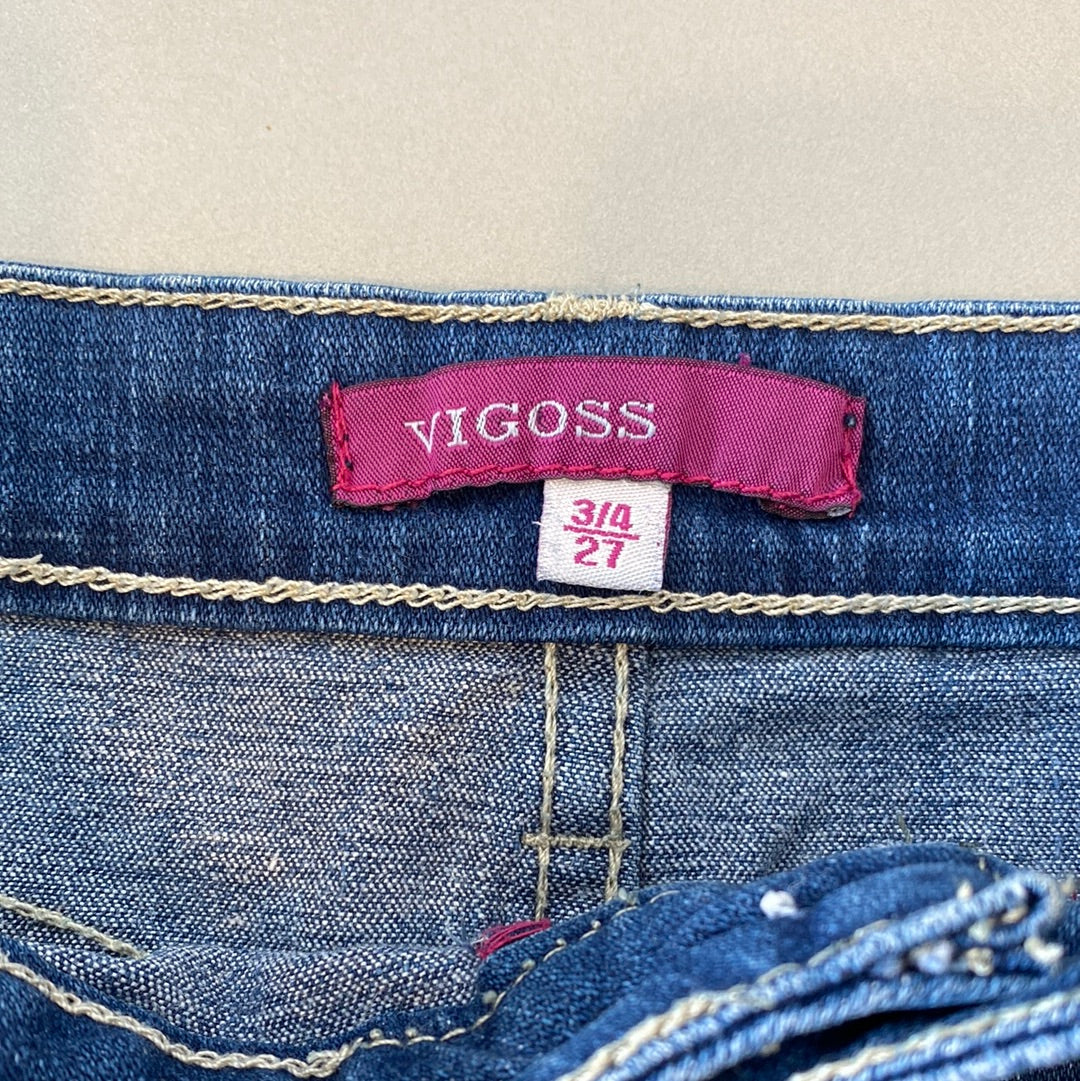 vigoss denim mini skirt