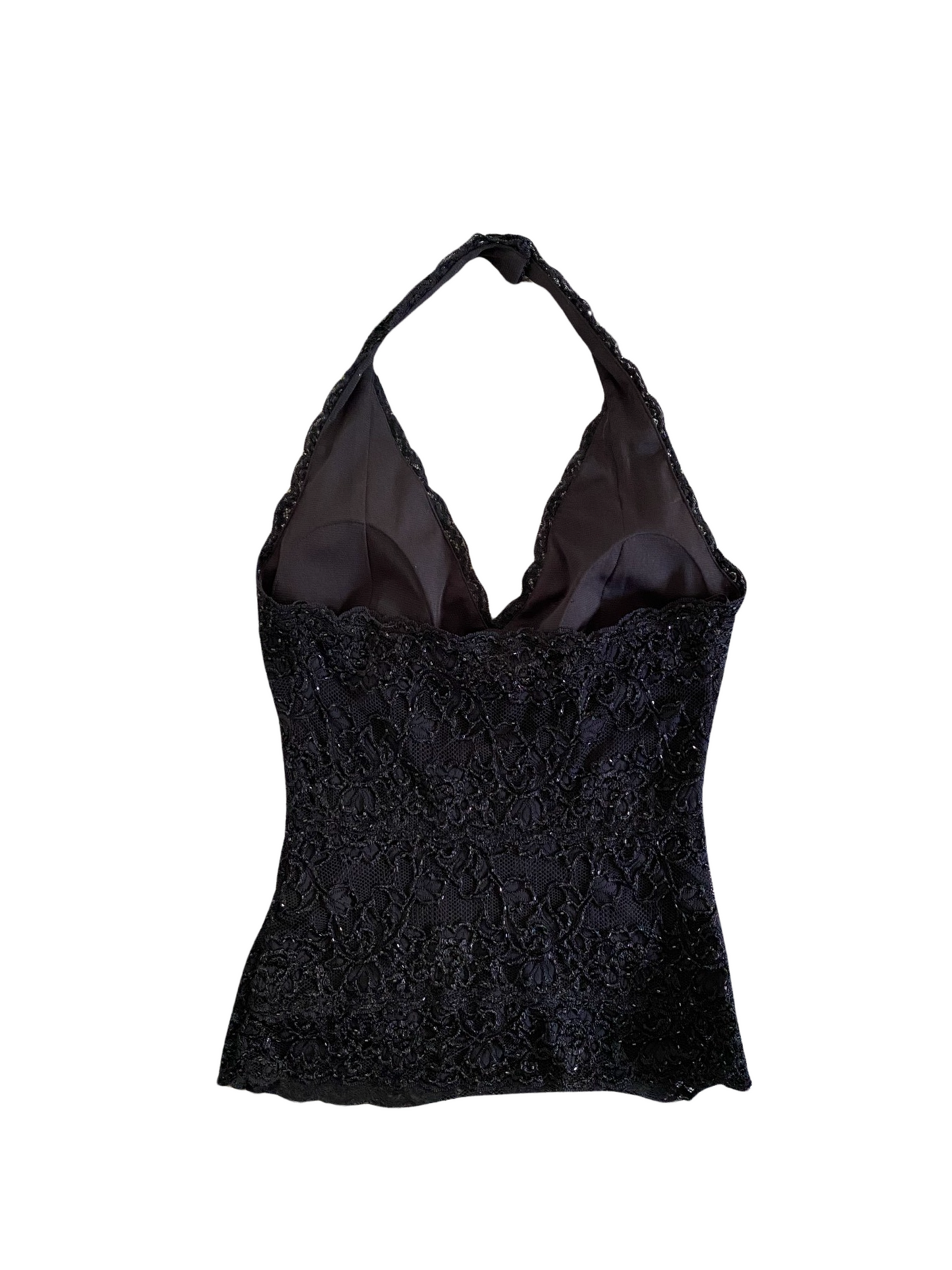 sequin halter top