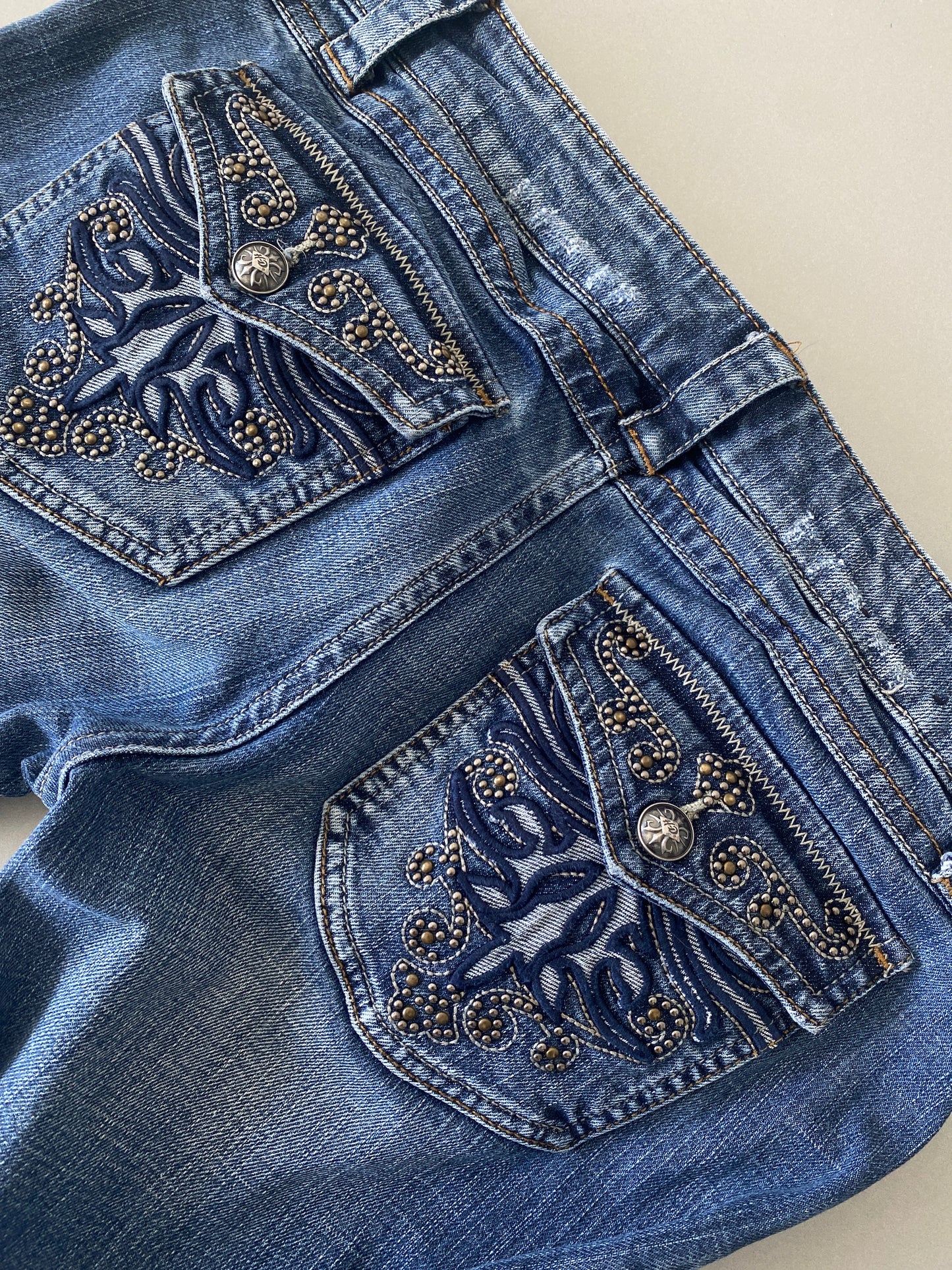 harley davidson flared jeans