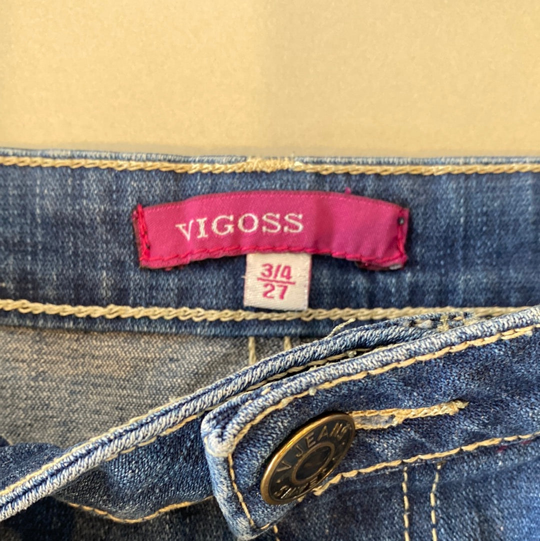 vigoss denim mini skirt