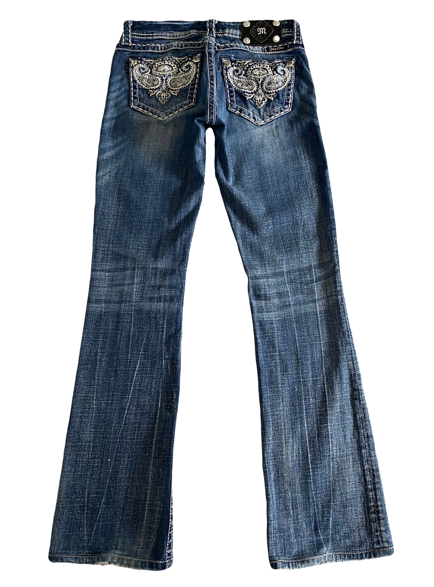 miss me bootcut bedazelled jeans