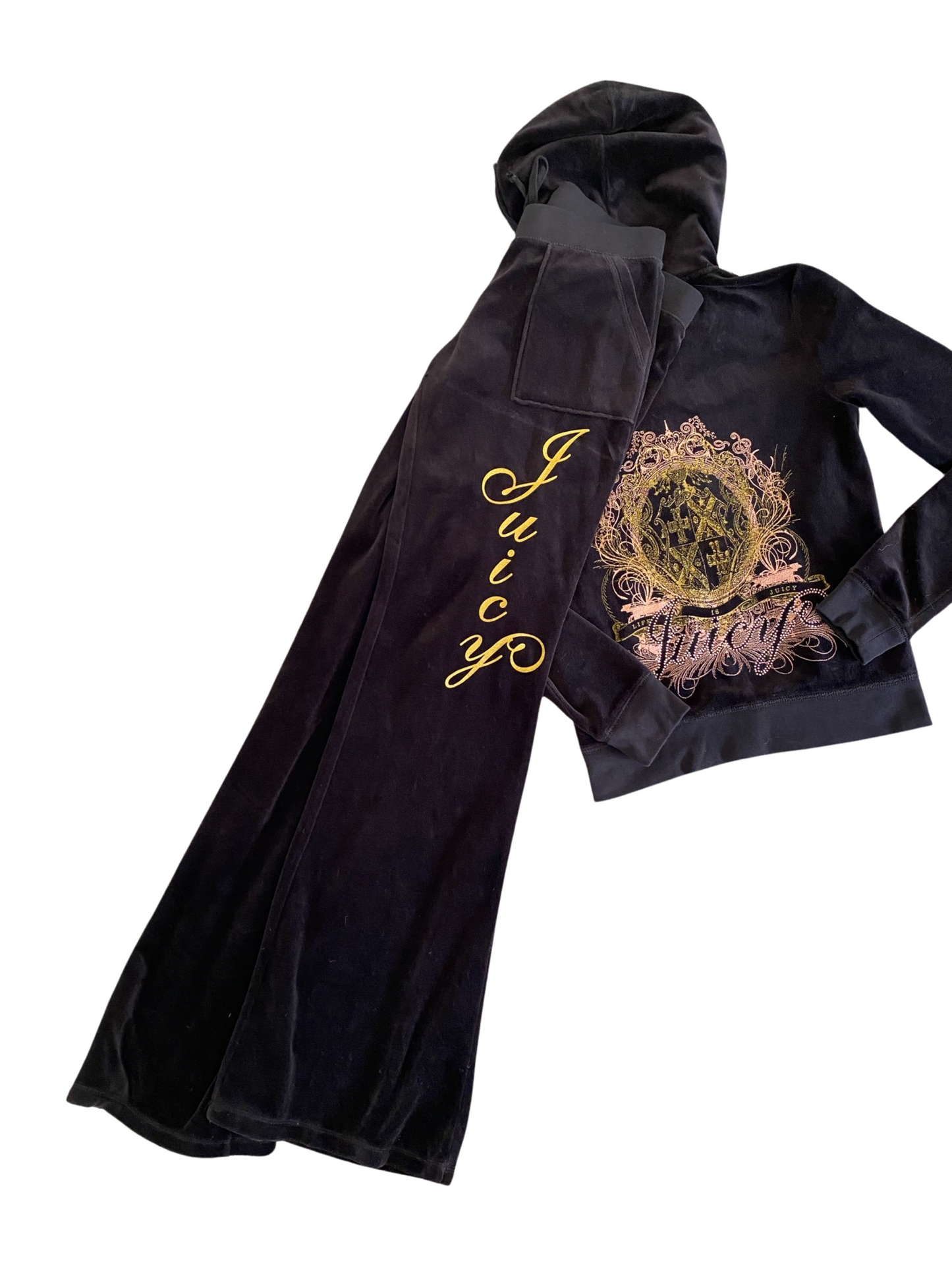 black juicy couture tracksuit
