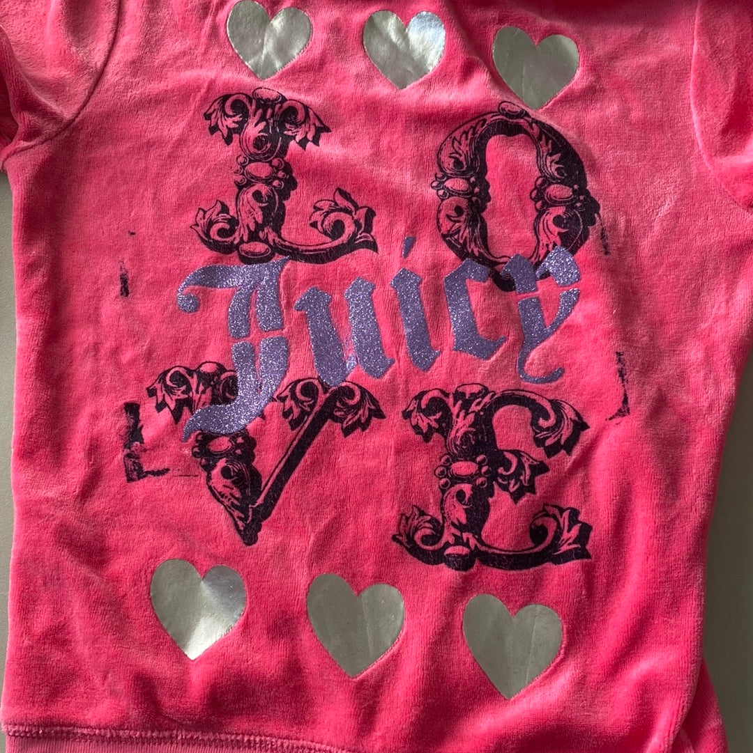 pink juicy couture zip up