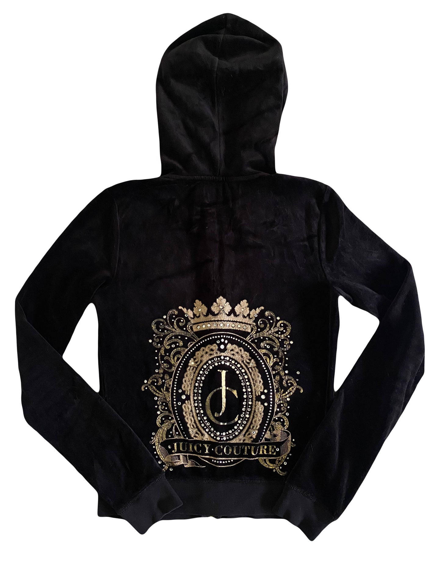 black juicy couture zip up