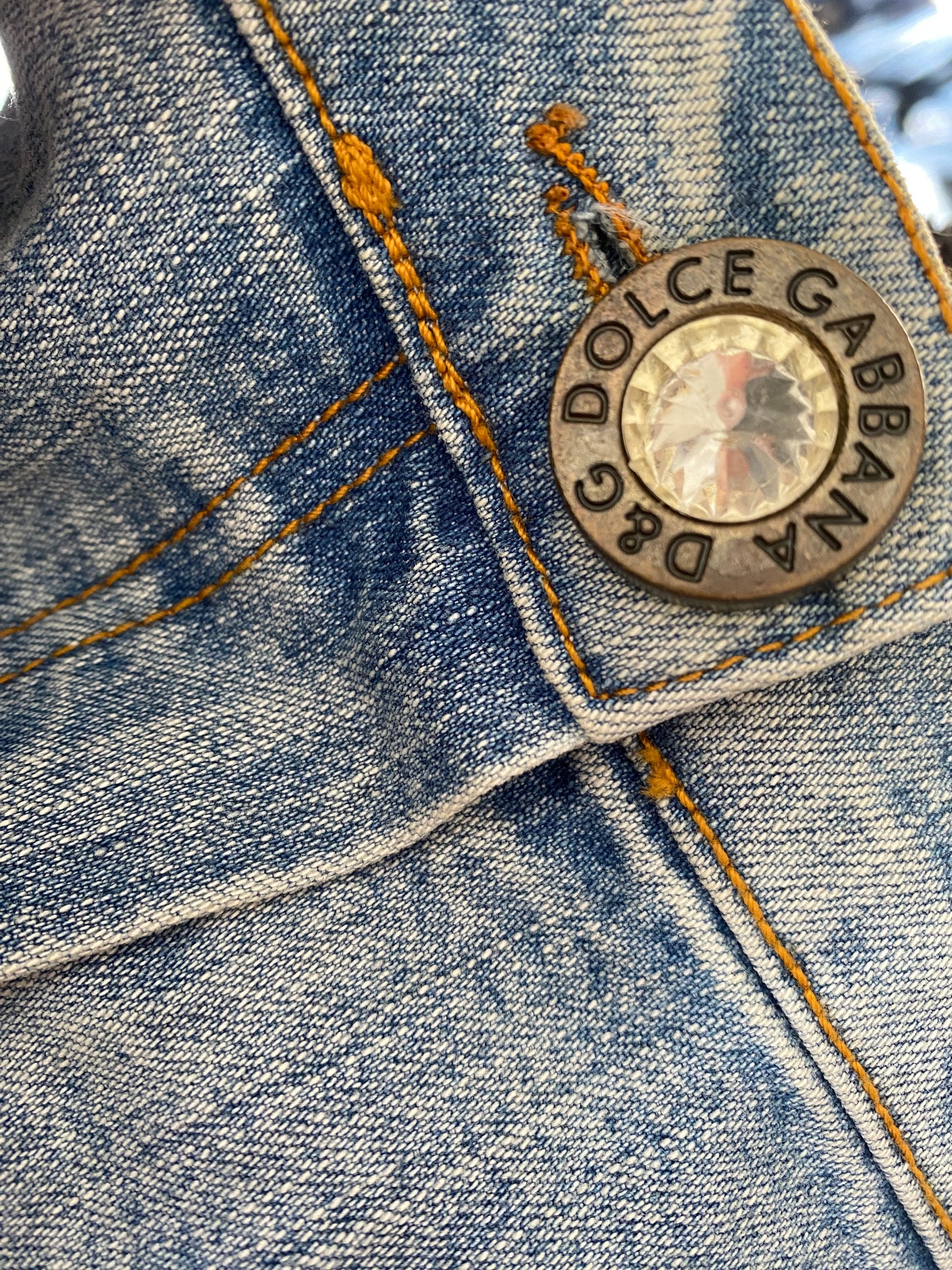 ♡ D&G denim mini skirt ♡