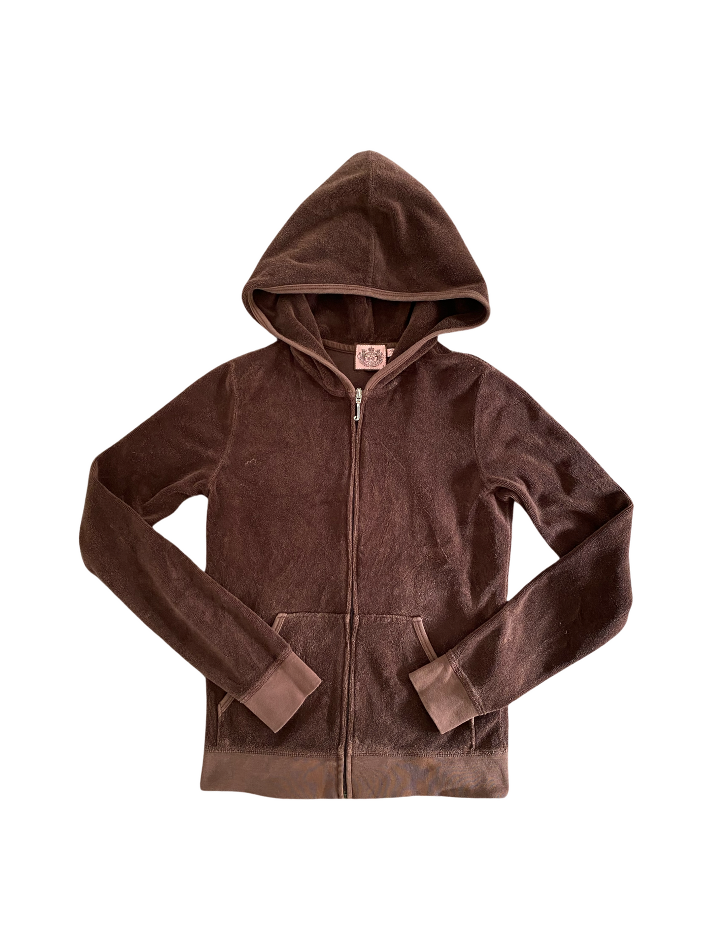 brown juicy couture zip up