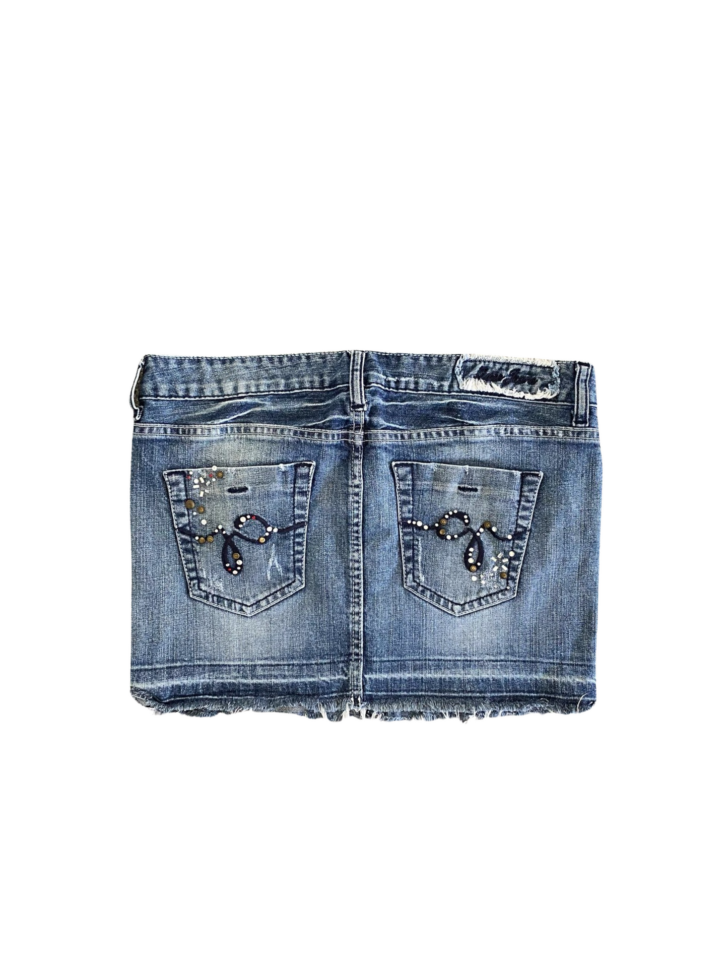 guess denim mini skirt