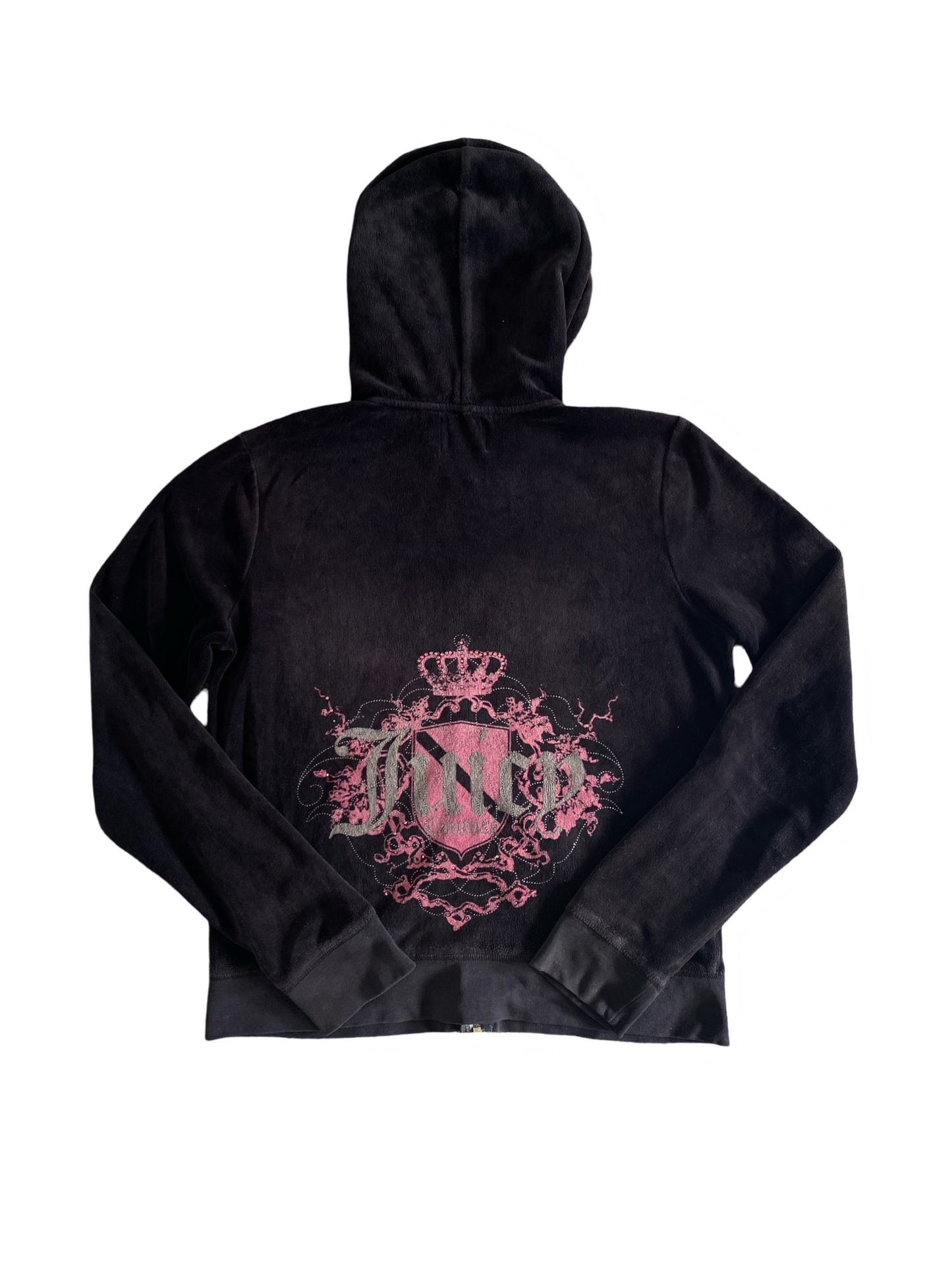 black juicy couture zip up