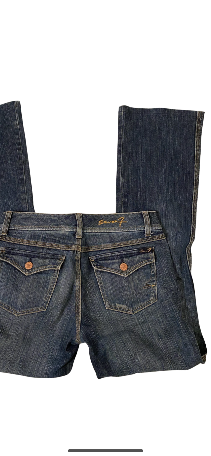 y2k low rise flare seven7 jeans