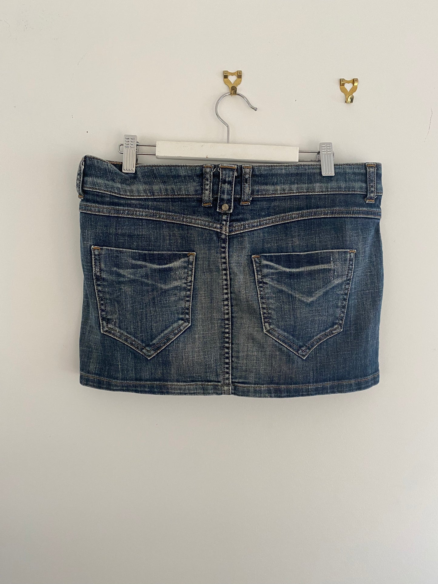 ♡denim mini skirt♡