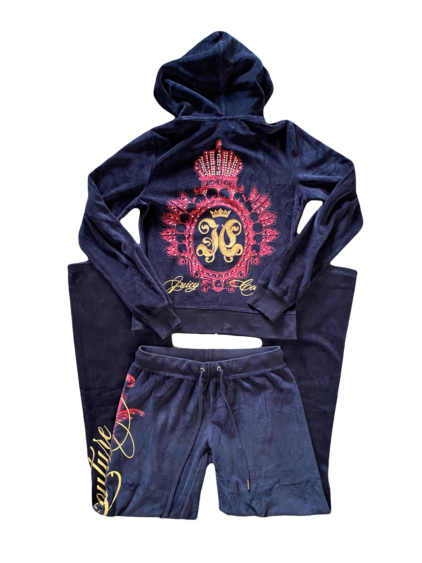 ♡navy juicy couture tracksuit♡
