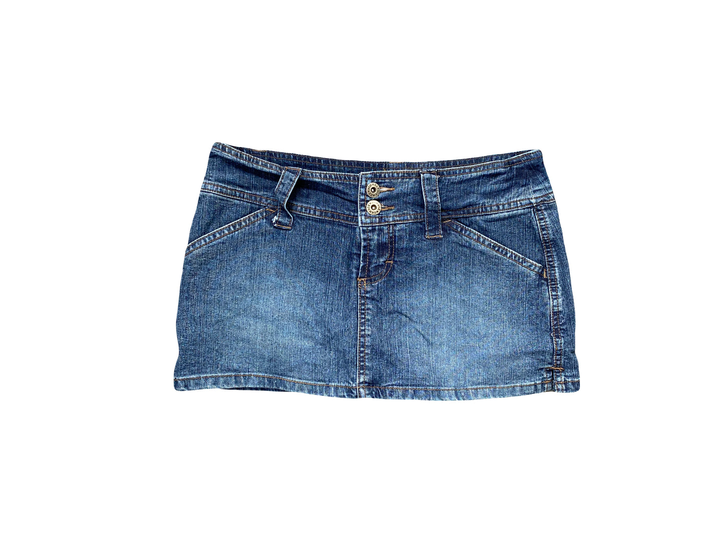 vintage garage denim mini skirt
