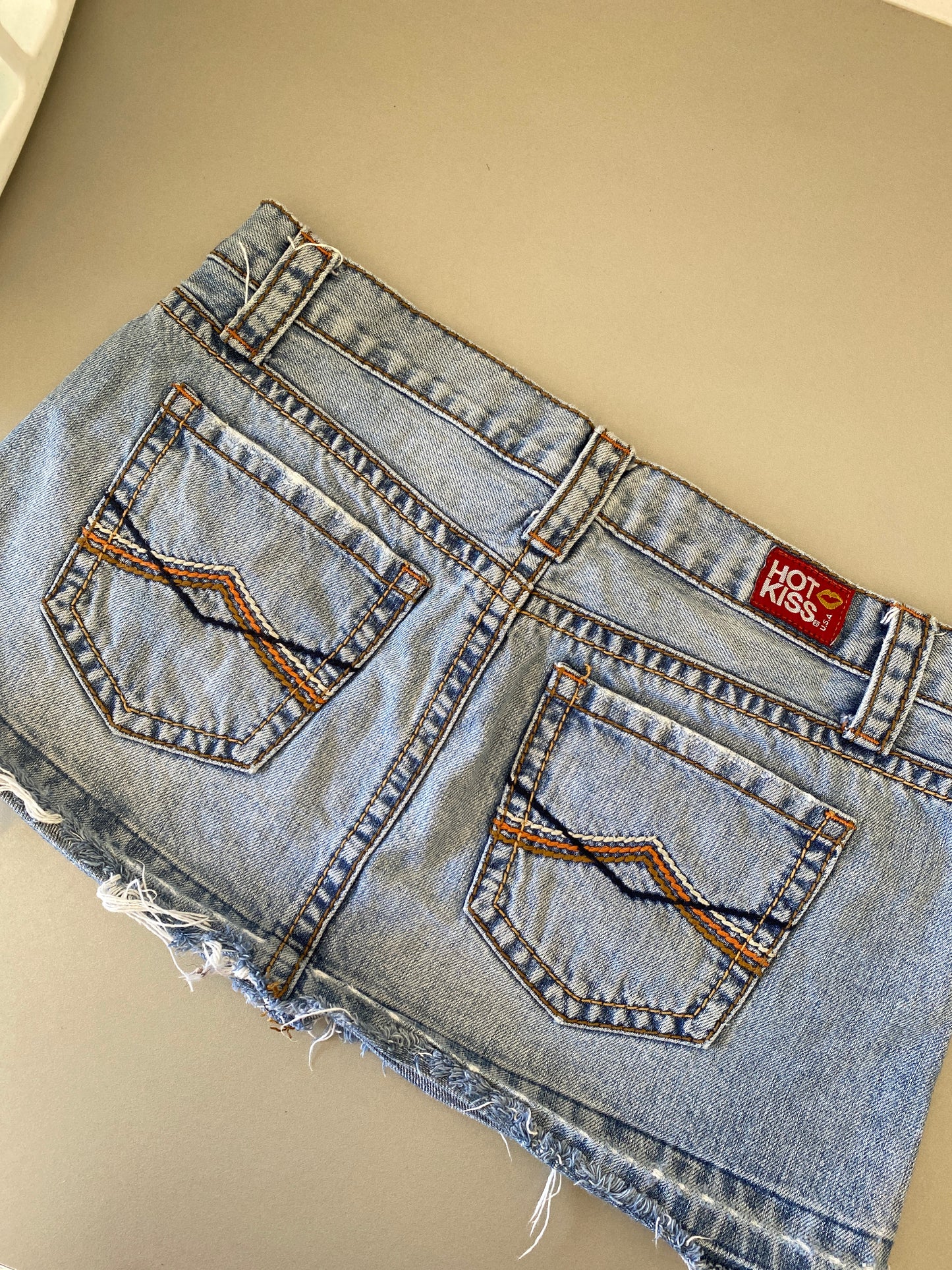 hot kiss denim mini skirt