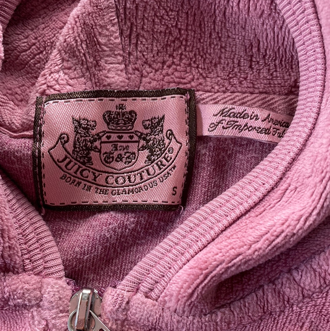 “juicy love affair” juicy couture zip up