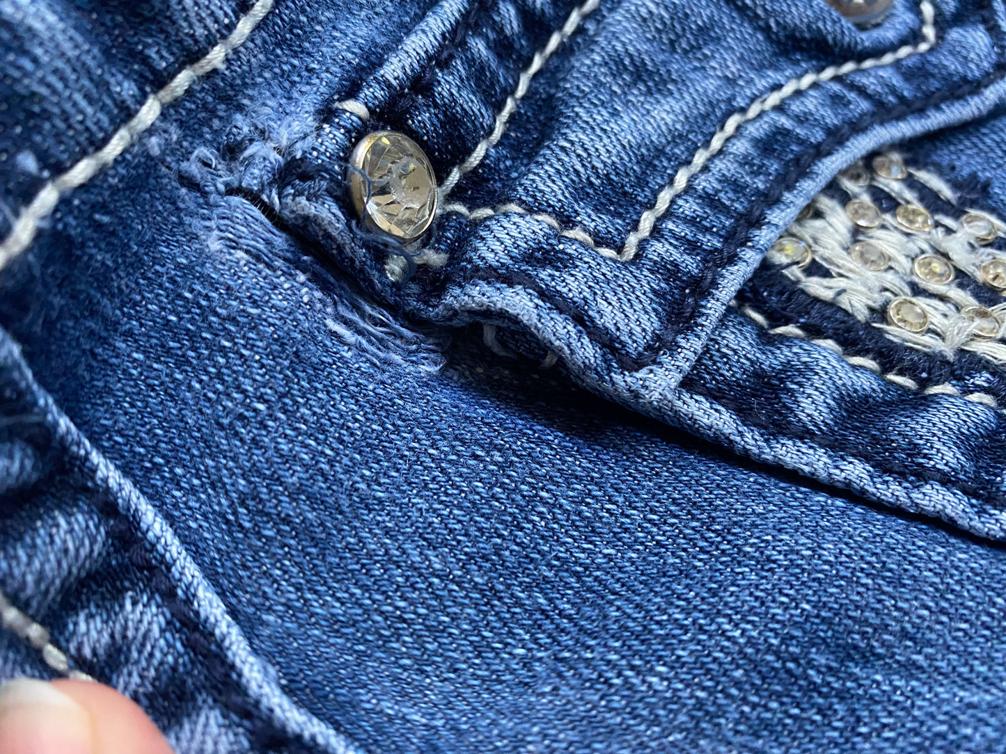 ♡ insane angel wing miss me jeans ♡