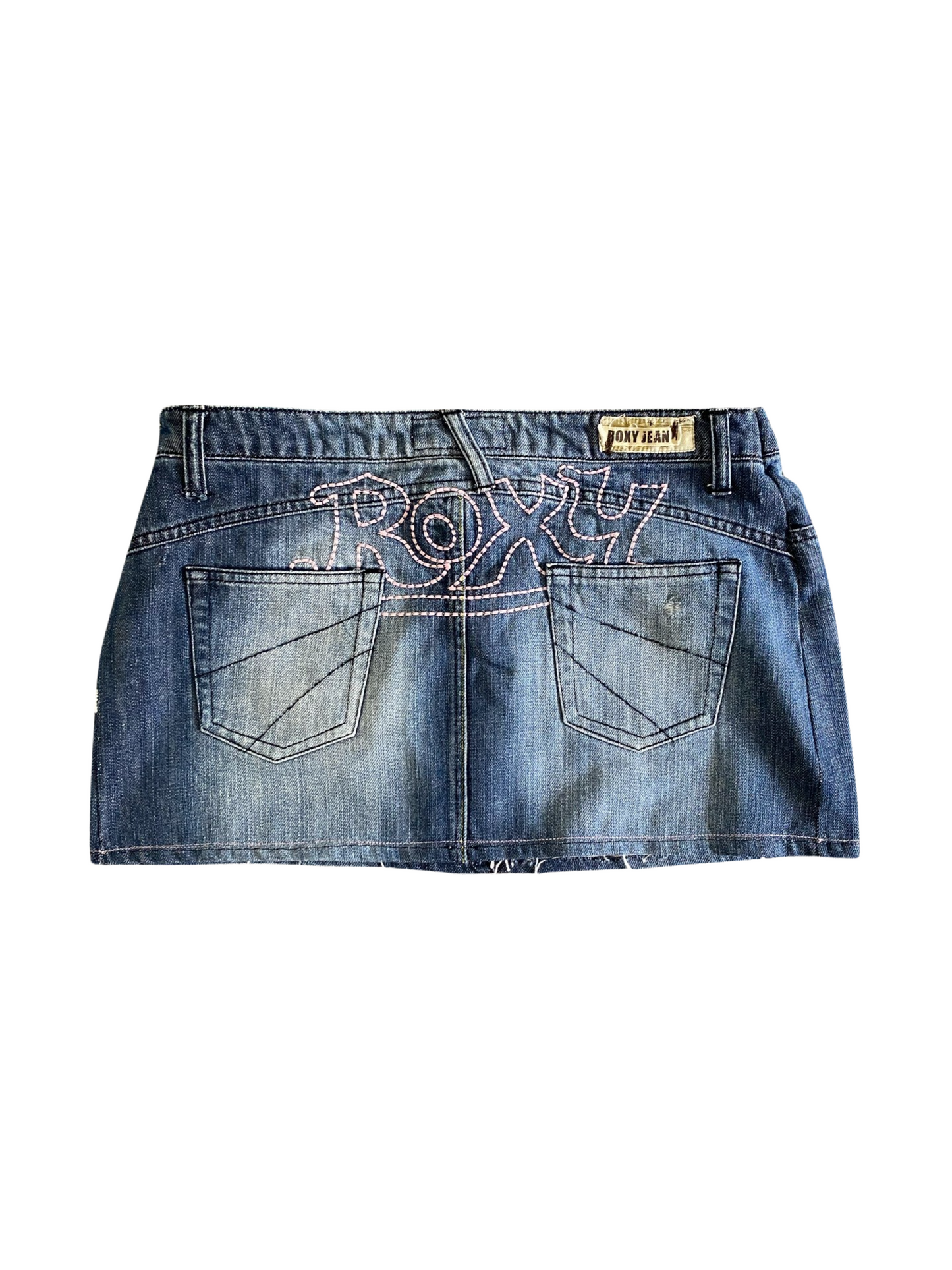 ♡ roxy denim mini skirt ♡