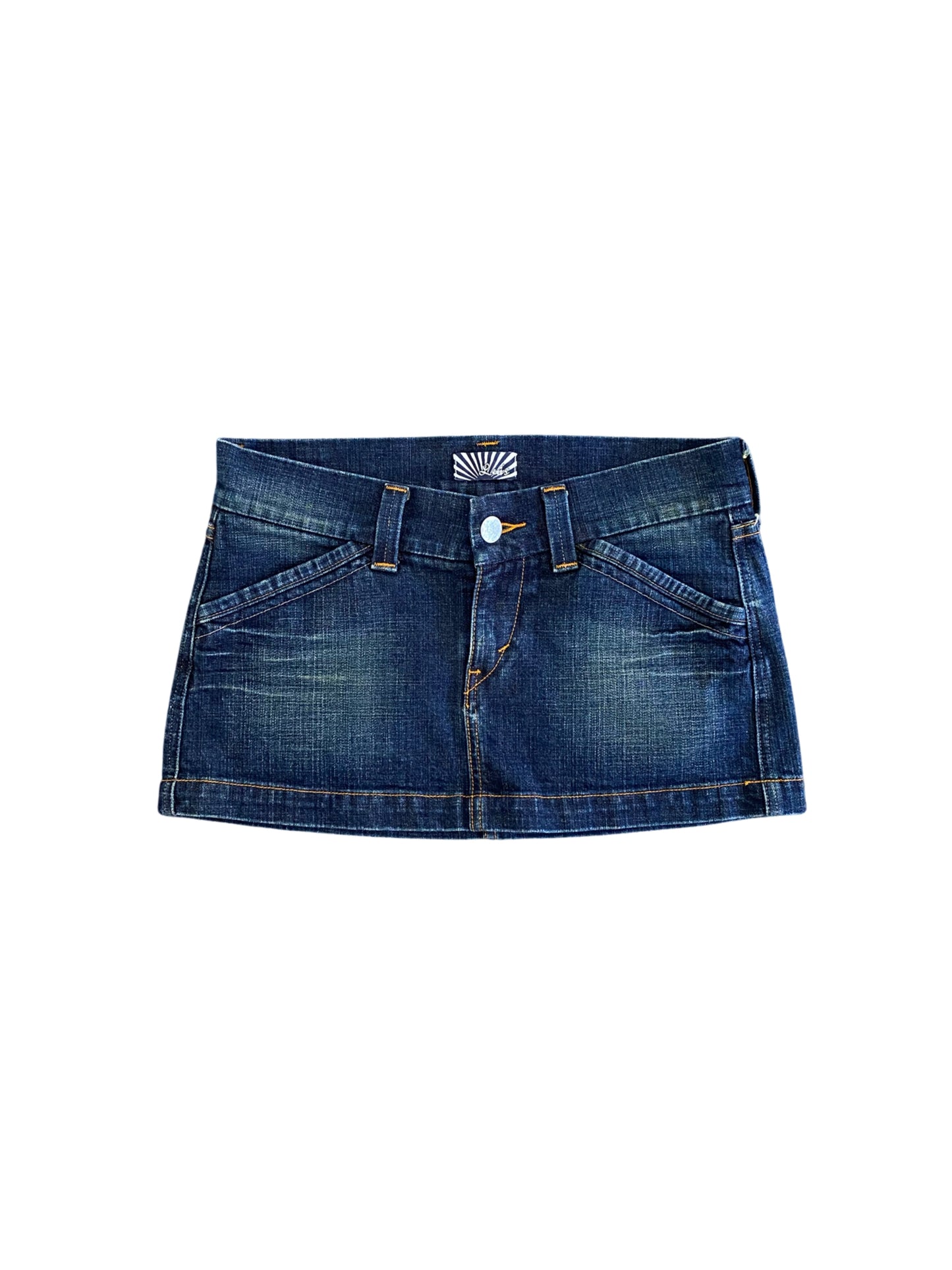 levis denim mini skirt