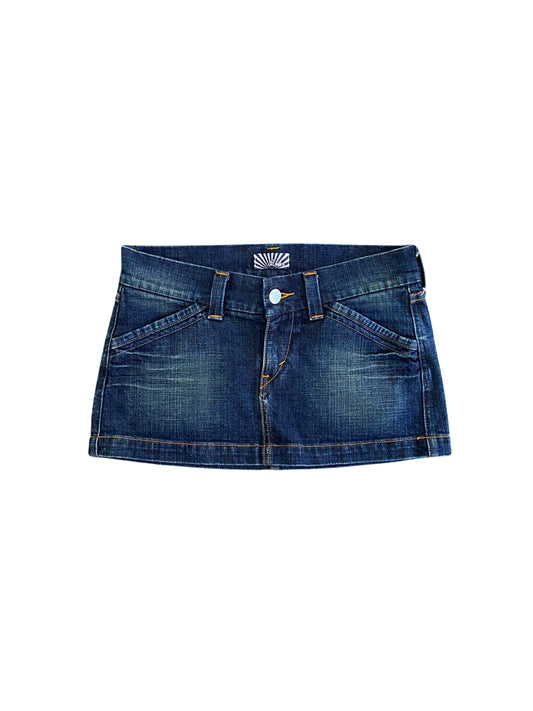 levis denim mini skirt