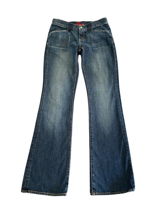blue cult flared jeans