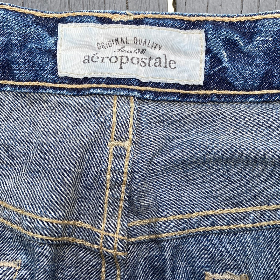 ♡ aeropostale denim mini skirt ♡